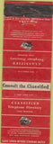 Matchbook Cover - Classified Telephone Directory Red Book