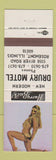 Matchbook Cover - Drury Motel Rosemont IL pinup