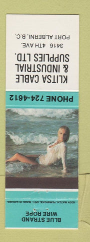 Matchbook Cover - Klitsa Cable Industrial Supply Port Alberni BC pinup