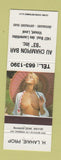 Matchbook Cover - Au Champion Bar Laval QC pinup