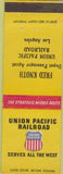 Matchbook Cover - UPRR Union Pacific Fred Knoth Los Angeles
