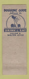Matchbook Cover - P&M Bar Grill McKees Rocks PA pinup