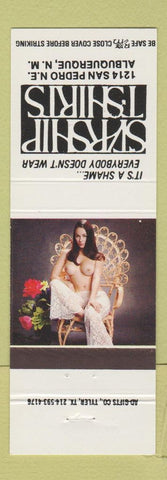 Matchbook Cover - Starship T-Shirts Albuquerque NM pinup