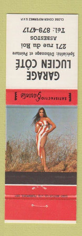 Matchbook Cover - Garage Lucien Cote Asbestos QC pinup