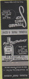 Matchbook Cover - Steward Spirits Shop Stewart Manor LI NY