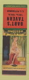 Matchbook Cover - Bart's Tavern Pittsburgh PA pinup