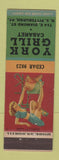 Matchbook Cover - York Grill Cabaret Pittsburgh PA pinup