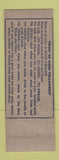 Matchbook Cover - York Grill Cabaret Pittsburgh PA pinup