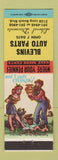 Matchbook Cover - Blevins Auto Parts Long Beach? CA hillbilly