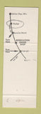 Matchbook Cover - Reservation Smoke Shop Tobacco Parker WA hillbilly