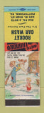 Matchbook Cover - Rocket Car Wash Pottstown PA hillbilly
