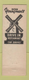 Matchbook Cover - Dutch Youngman's Monterey CA restaurant hillbilly