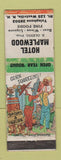 Matchbook Cover - Hotel Maplewood Westville NH WORN hillbilly