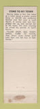 Matchbook Cover - Office Tavern Salem OR WEAR hillbilly