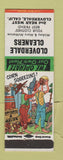Matchbook Cover - Cloverdale Cleaners CA hillbilly