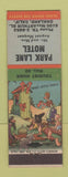 Matchbook Cover - Park Lane Motel Oakland CA hillbilly