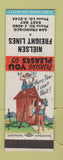 Matchbook Cover - Nielsen Freight Lines San Francisco CA trucking hillbilly