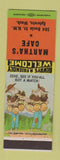 Matchbook Cover - Martha's Cafe Ephrata WA hillbilly