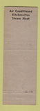 Matchbook Cover - Terrace Court Motel Nashville TN hillbilly