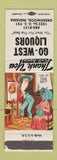Matchbook Cover - Go West Liquors Greenwood IN hillbilly