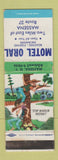 Matchbook Cover - Motel Oral Massena NY WEAR hillbilly