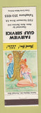 Matchbook Cover - Fairview Gulf oil gas Canada hillbilly