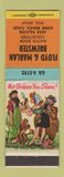 Matchbook Cover - Floyd Marlan Brewster Match Collectors Long Beach CA hillbilly