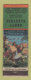 Matchbook Cover - Scott Electric San Leandro CA WEAR hillbilly
