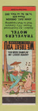 Matchbook Cover - Travelers Motel John Day OR hillbilly