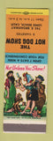 Matchbook Cover - Hot Dog Show Long Beach CA hillbilly