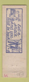 Matchbook Cover - Bill Mason's Texaco oil gas South Williamsport PA hillbilly