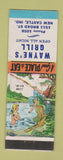 Matchbook Cover - Wayne's Grill New Castle IN hillbilly