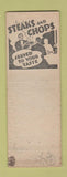 Matchbook Cover - Wayne's Grill New Castle IN hillbilly