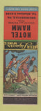 Matchbook Cover - Hotel Hamm Breinigsville PA hillbilly