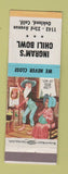 Matchbook Cover - Ingram's Chili Bowl Oakland CA hillbilly