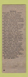 Matchbook Cover - Frederic's Wines Liquor Gloversville NY