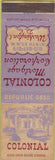 Matchbook Cover - Colonial Mortgage Corp Washington DC