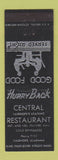 Matchbook Cover - Central Restaurant Fairhope AL
