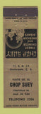 Matchbook Cover - Chop Suey Guatemala