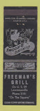 Matchbook Cover - Freeman's Grill Lawrenceville GA