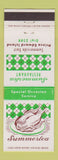 Matchbook Cover - Summerlea Restaurant Summerside East PEI PE
