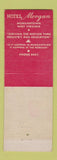 Matchbook Cover - Hotel Morgan Morgantown WV