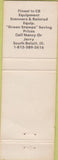 Matchbook Cover - Sugar Lady IL Possum CB Radio S Beloit