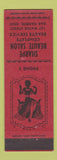 Matchbook Cover - Sharpe Beaute Salon Oak Harbor OH girlie