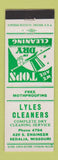 Matchbook Cover - Lyles Cleaners Sedalia MO #1