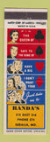 Matchbook Cover - Randa's Sedalia MO