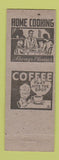 Matchbook Cover - Don & Lee Taylor Restaurant Mount Gilead OH