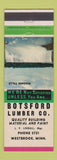 Matchbook Cover - Botsford Lumber Westbrook MN