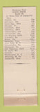 Matchbook Cover - Siesta Motel Zanesville OH WEAR
