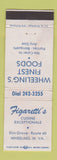 Matchbook Cover - Figaretti's Restaurant Wheeling WV WEAR